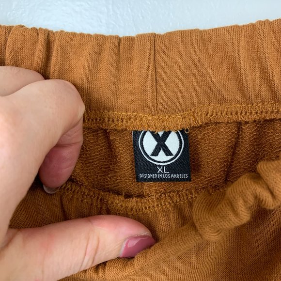 NWOT Circle X sweatpants cozy joggers meerkat tan camel color XL - Picture 4 of 7